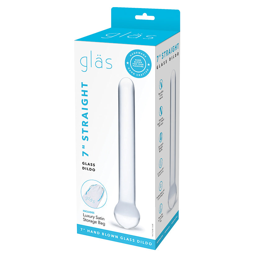 Glas 7" Straight Glass Dildo GLAS-139