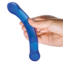 Load image into Gallery viewer, Glas 6&quot; Curved G-spot Dildo-Blue