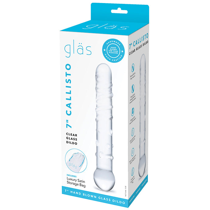 Glas Callisto Clear Glass Dildo GLAS-78