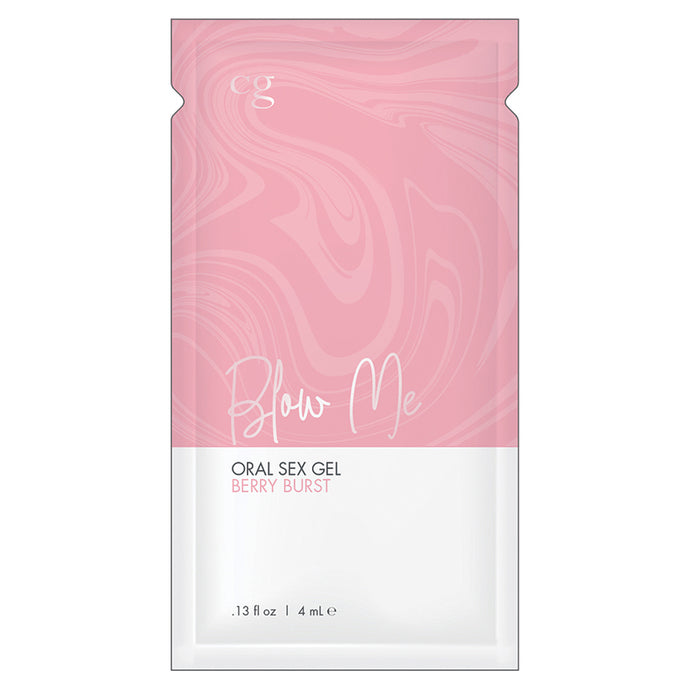 CG Blow Me Oral Sex Gel-Berry Burst Foil Bag of 24 HCGC2202-99