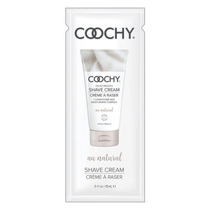 Coochy Shave Cream-Au Natural 15ml Foil HCOO1001-05