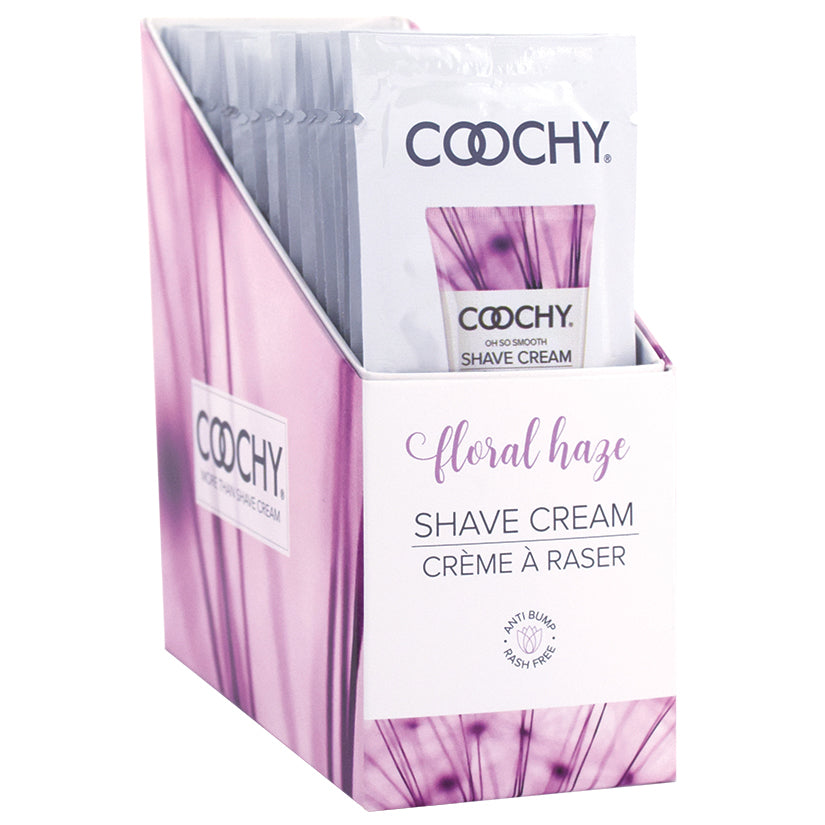 Coochy Shave Cream-Floral Haze 15ml Foil Display of 24 HCOO1004-99