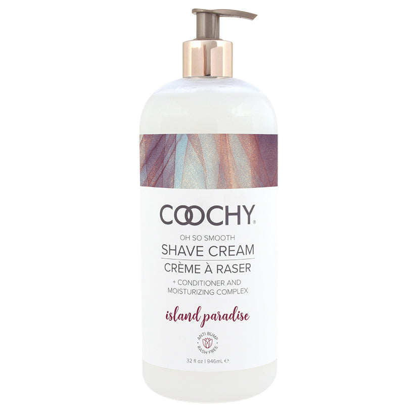 Coochy Shave Cream-Island Paradise 32oz HCOO1005-32