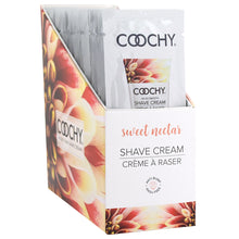 Load image into Gallery viewer, Coochy Shave Cream-Sweet Nectar 15ml Foil Display of 24 HCOO1006-99