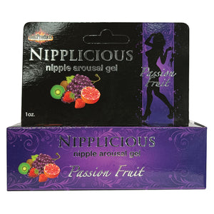 Nipplicious Arousal Gel-Passion Fruit 1oz HP2583