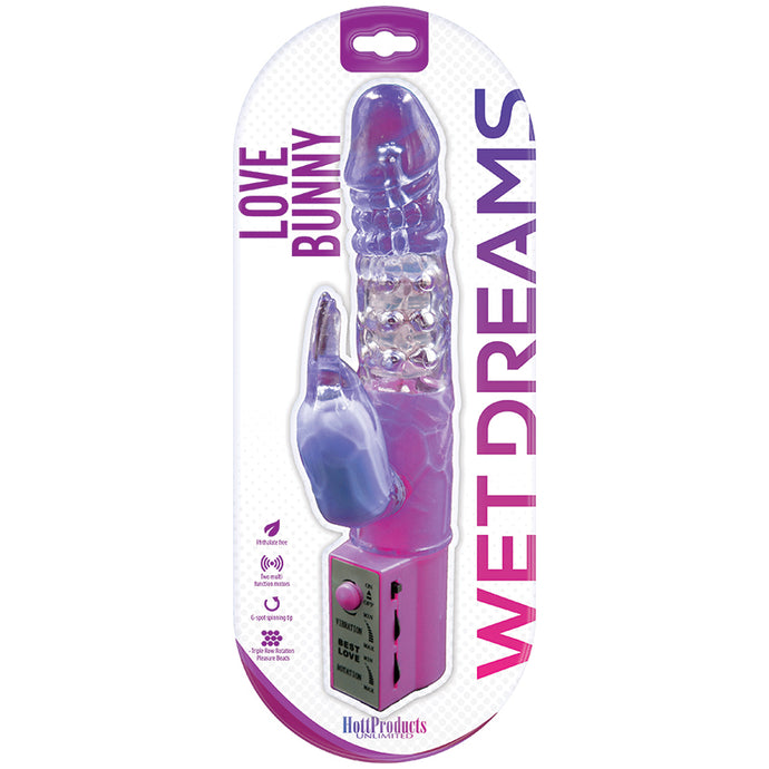 Wet Dreams Love Bunny-Purple 9.5