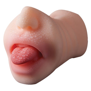 Skinsations Man Eater Dual Masturbator-Mouth & Vagina