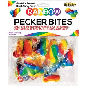Rainbow Pecker Bites 16pcs HP3253