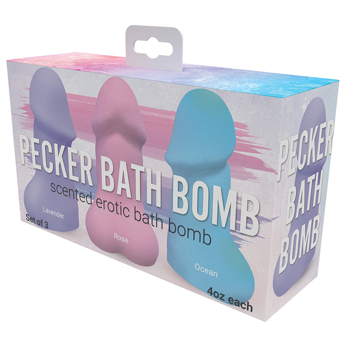 Pecker Bath Bomb-Jasmine Pack of 3 HP3263