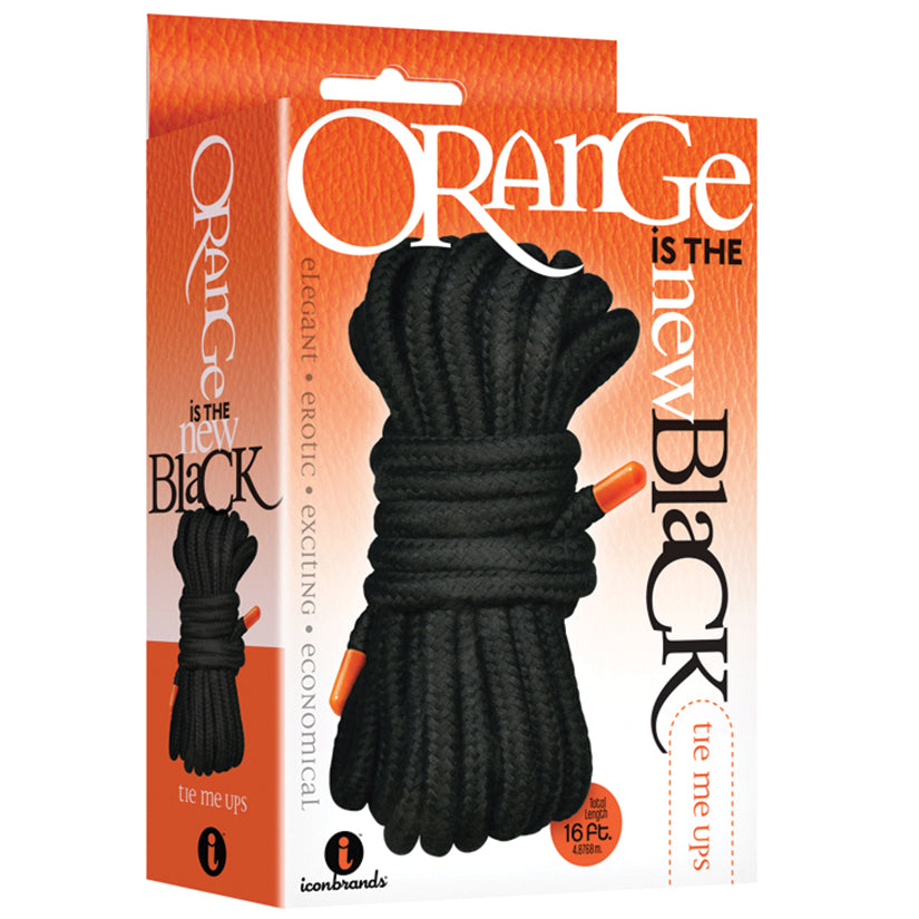 The 9's Orange Is The New Black-Tie Me Ups 16 feet IB2322-2