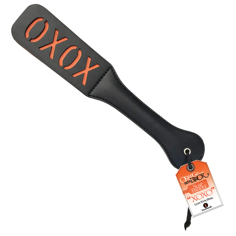 The 9's Orange Is The New Black Slap Paddle XOXO IB2529-2
