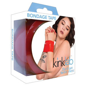 Kinklab Unisex Bondage Tape-Red KL964