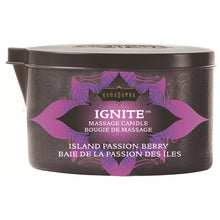 Load image into Gallery viewer, Kama Sutra Ignite Massage Candle-Island Passion Berry 6oz KS10199