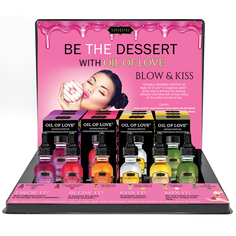 Kama Sutra Oil Of Love Display of 12 (6 Testers Included)