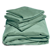 Load image into Gallery viewer, Liberator Fascinator Liquid Velvet Sheets-Q Sage L18727-186