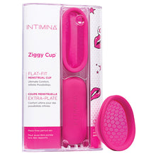 Load image into Gallery viewer, Intimina Ziggy Cup Flat Fit Menstrual Cup LEL6140
