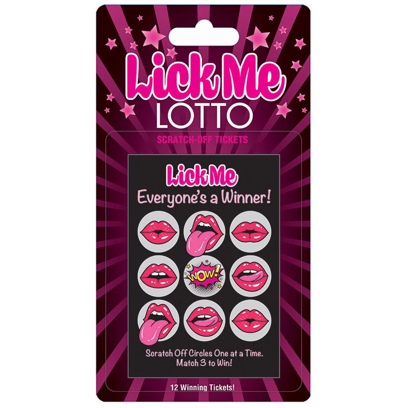 Lick Me Lotto Scratch Off Tickets 12 Pack LGBG069