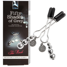 Load image into Gallery viewer, Fifty Shades of Grey The  Pinch  Adjustable  Nipple  Clamps LH40186