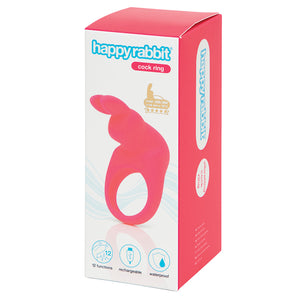 Happy Rabbit Rechargeable Cock Ring-Pink LH84680