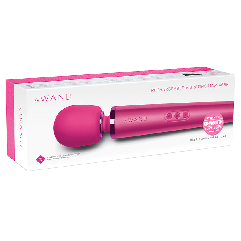 Le Wand Rechargeable Vibrating Massager-Magenta LW001MAG