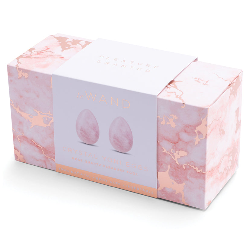 Le Wand Crystal Yoni Eggs-Rose Quartz LW031-RQ
