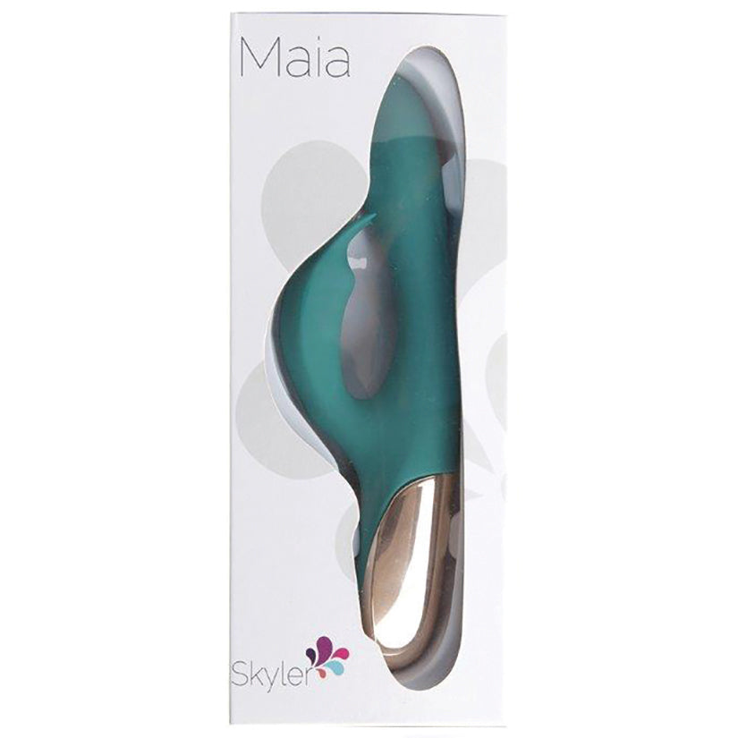 Maia Skyler Rechargeable Bendable Rabbit-Green 8.5