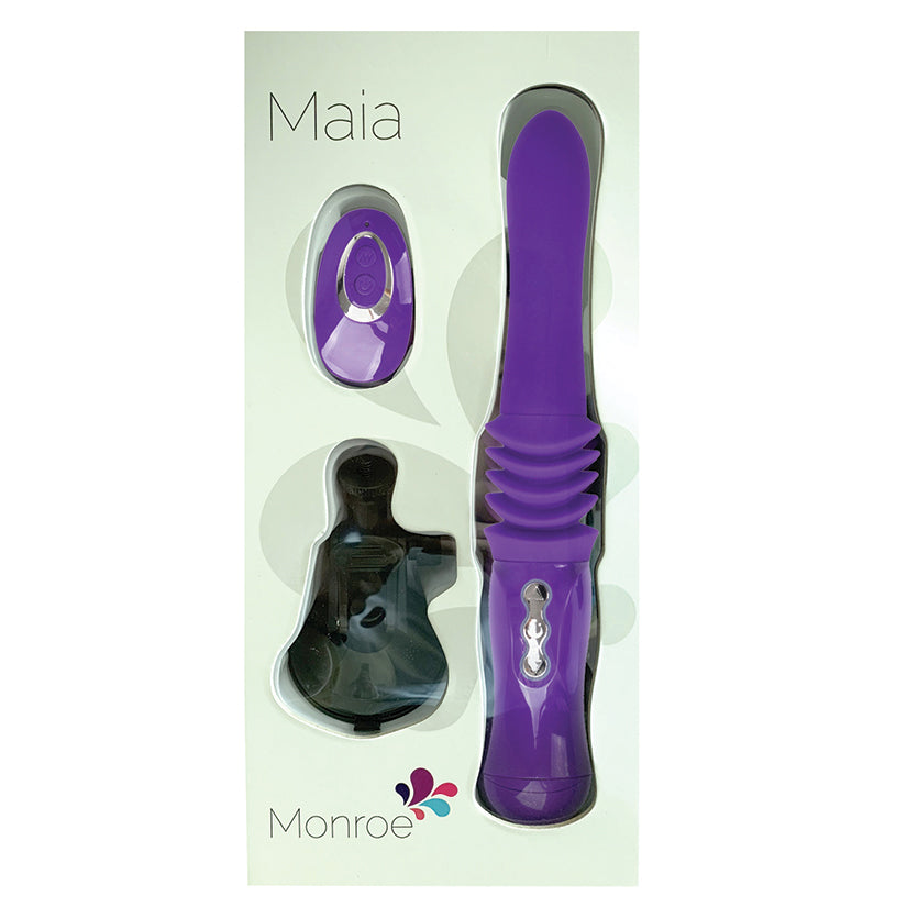Maia Monroe Thrusting Portable Love Machine-Purple 15