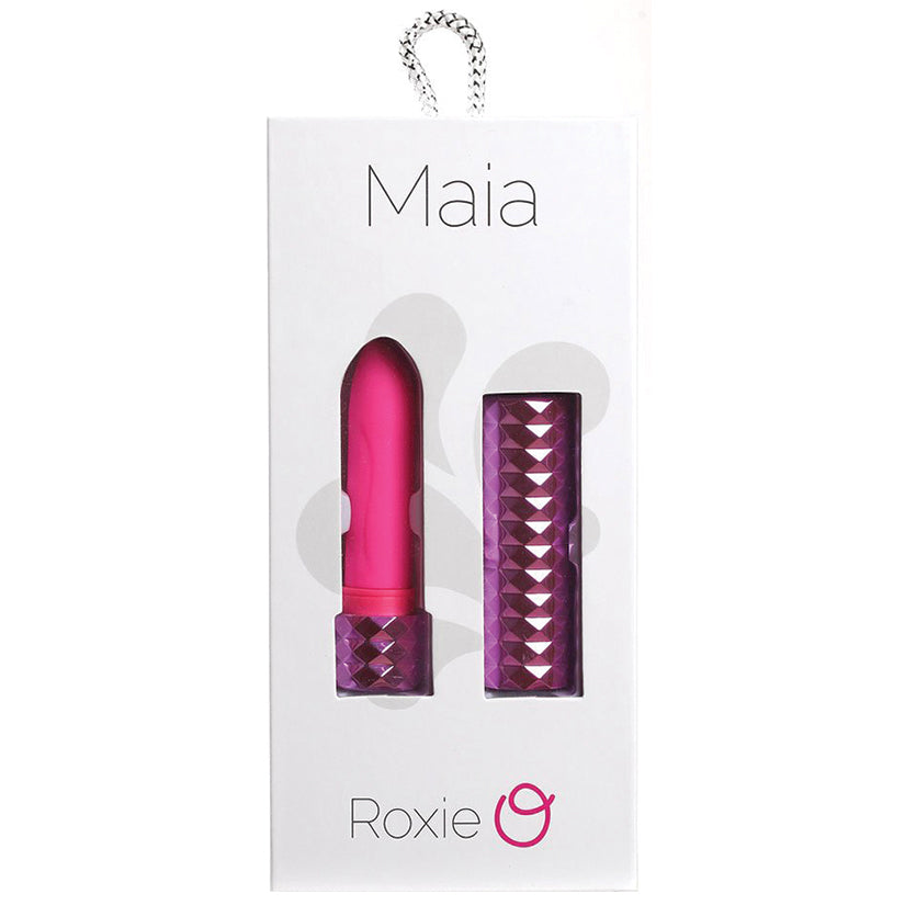 Maia Roxie Rechargeable Crystal Gems Lipstick-Neon Pink