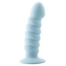 Load image into Gallery viewer, Maia Paris Silicone Swirl Dong-Pastel Blue 6&quot;
