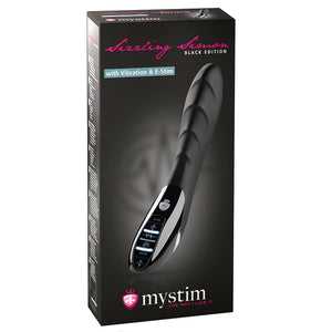Mystim Sizzling Simon E-Stim Vibrator-Black Edition MYS46872