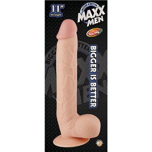 Maxx Men Straight Dong-Flesh 11"