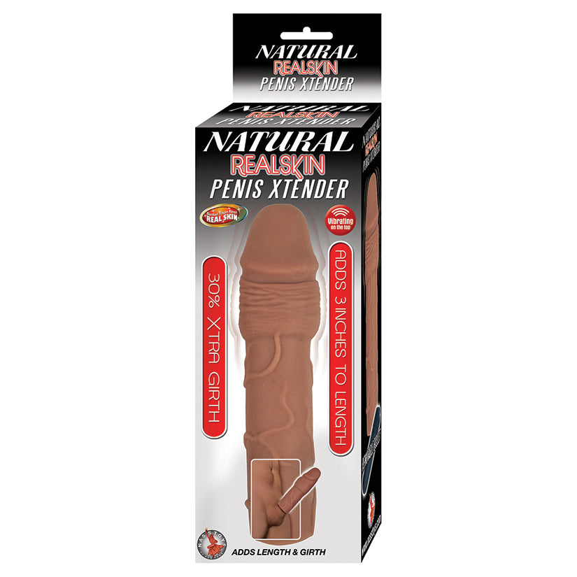 Natural Realskin Penis Xtender-Brown NAS2854-2