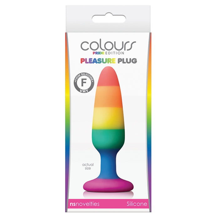 Colours Pride Edition Pleasure Plug-Rainbow Small