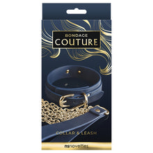 Load image into Gallery viewer, Bondage Couture Collar and Leash-Blue NSN1306-27
