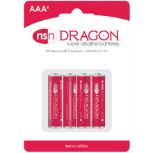 Load image into Gallery viewer, Dragon Alkaline Batteries AAA (4 Pack) NSN2010-20