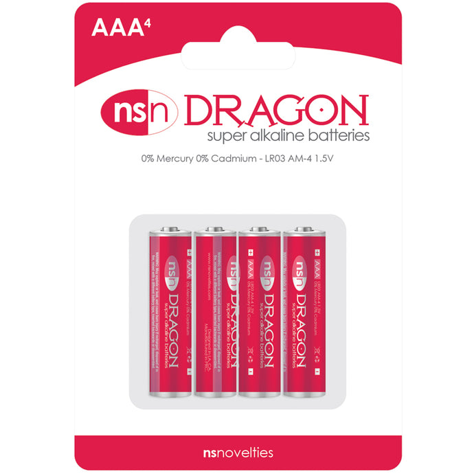 Dragon Alkaline Batteries AAA (4 Pack) NSN2010-20