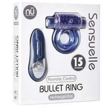 Load image into Gallery viewer, Sensuelle Bullet Ring-Blue NU38BL