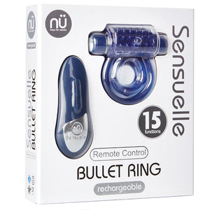 Sensuelle Bullet Ring-Blue NU38BL