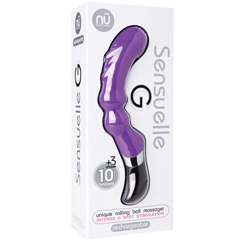 Sensuelle G Spot Rolling Tip 10 Function Vibe-Purple NU45-01