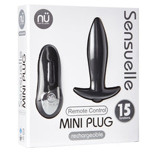 Load image into Gallery viewer, Sensuelle Remote Control Mini Plug - Black NU57BK