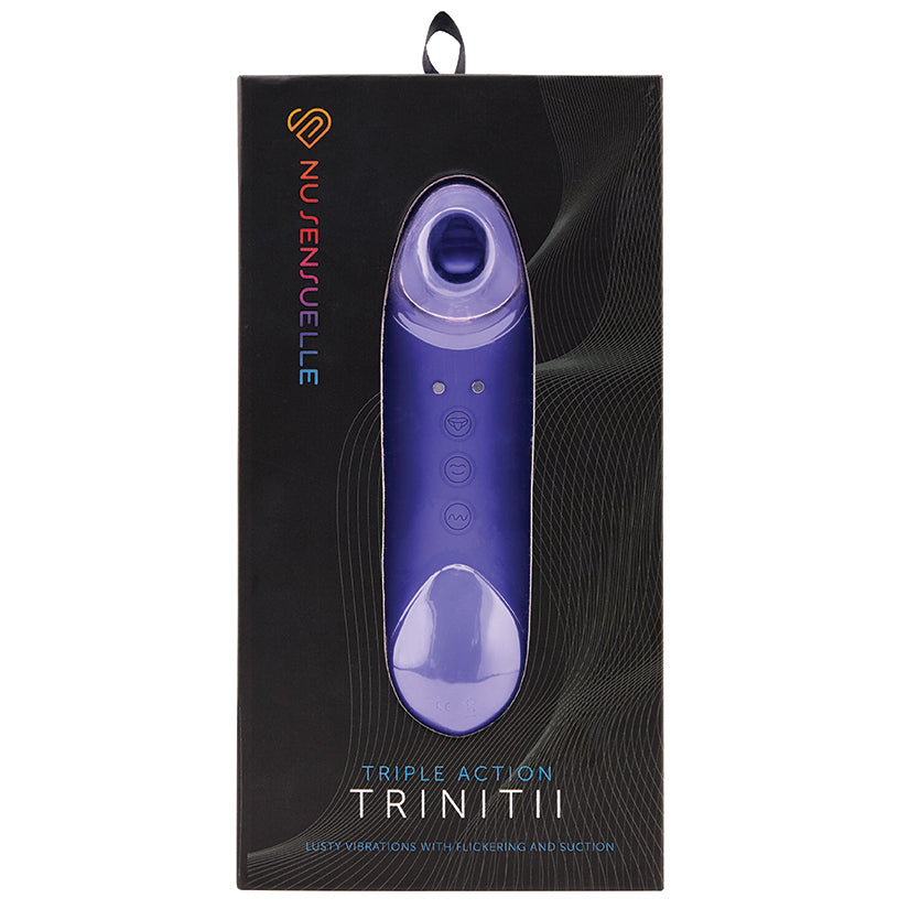 Sensuelle Trinitii 3-in-1 Suction Tongue-Ultra Violet NU65UV