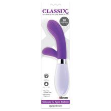 Load image into Gallery viewer, Classix Silicone G-Spot Rabbit-Purple PD1988-12