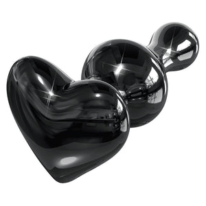 Icicles No.74 Heart Shaped Plug-Black