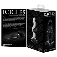 Load image into Gallery viewer, Icicles No.74 Heart Shaped Plug-Black