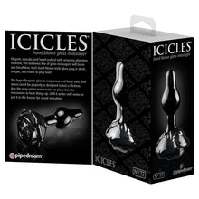 Load image into Gallery viewer, Icicles No.77 Rose Shaped Plug-Black