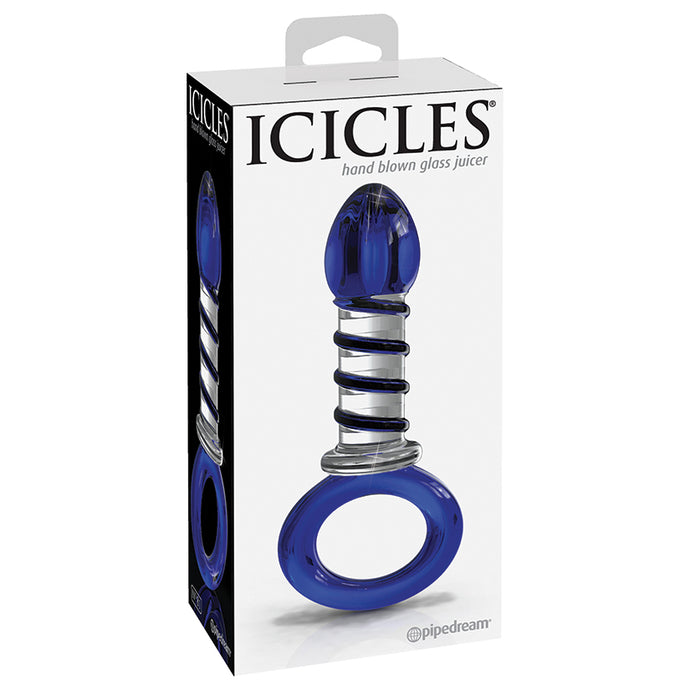 Icicles No.81 Plug With Handle-Blue Swirl PD2881-00