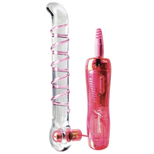 Load image into Gallery viewer, Icicles No.4-10 Function Vibrating Glass G-Spot-Pink 7&quot;