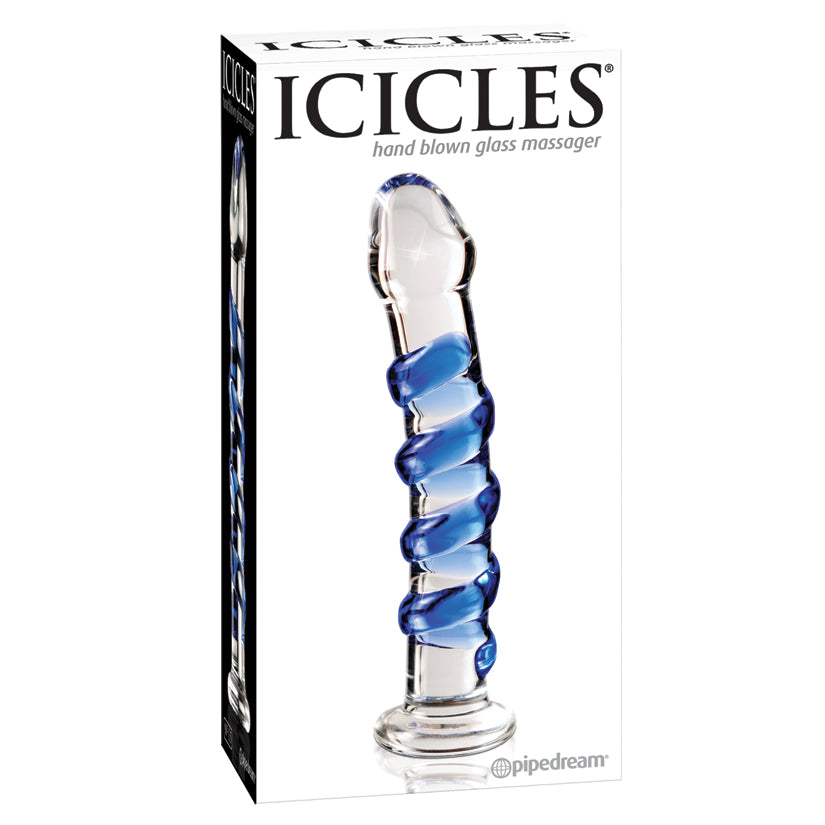Icicles No.5-Blue Swirl 7