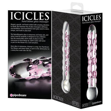Load image into Gallery viewer, Icicles No.7-Pink Speckels 7&quot;