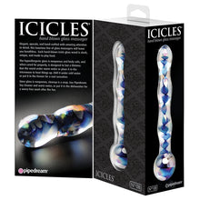 Load image into Gallery viewer, Icicles No.8-Blue Swirl 7&quot;